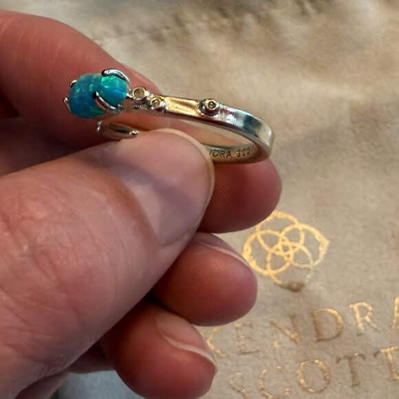 Kendra Scott Opal Earring, Necklace and Ring Set-Will sell separate or together - Picture 3 of 7